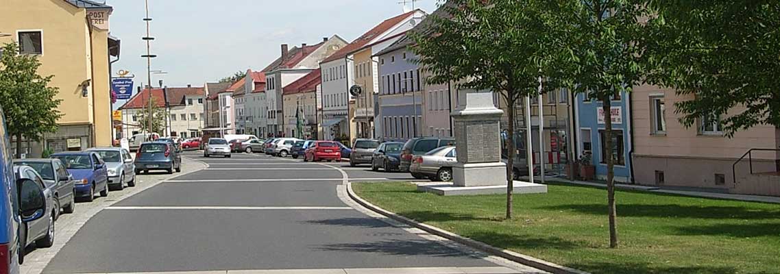 Der Marktplatz von Wurmannsquick